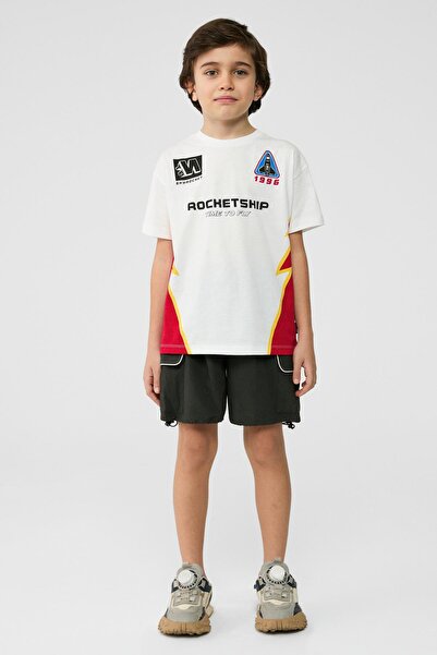 NBT JEANS BG Store Λευκό μπλουζάκι για αγόρι