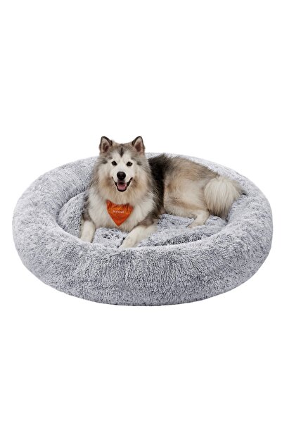 feandrea Κρεβάτι σκύλου, πολυπροπυλένιο, γκρι, 140 x 20 εκ.