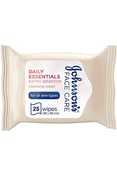 Johnson & Johnson Refreshing Cleansing Wipes for Face and Makeup Removal (25)...