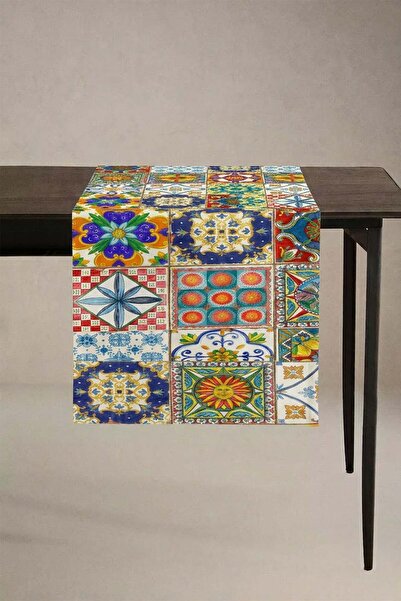 dekomall home & living Covor decorativ colorat din bumbac 50*150 Cm-RUNR006