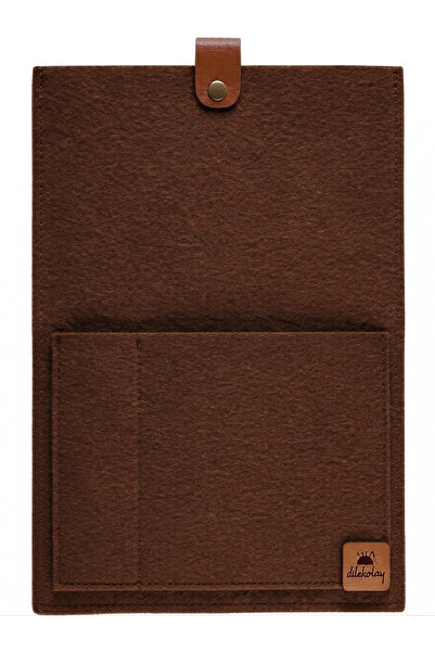 dilekolay مساعد المكتب: حقيبة ملفات وحقيبة تابلت من اللباد مع جيوب (34x24 سم)