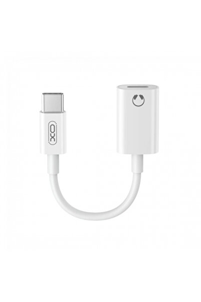 XO Design Adaptor Audio USB-C - Lightning NB-R268B, Alb