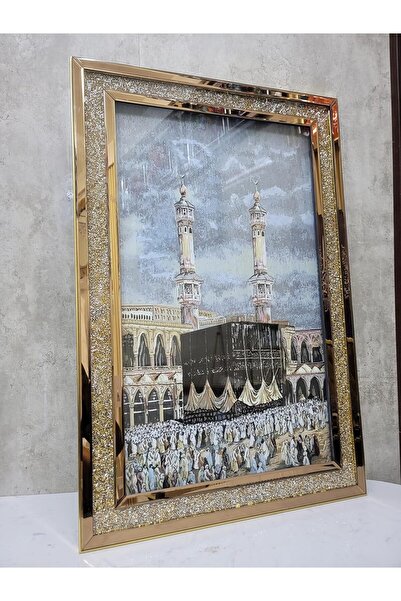 Decorhills صورة زخرفية للكعبة المشرفة فن الخط الإسلامي