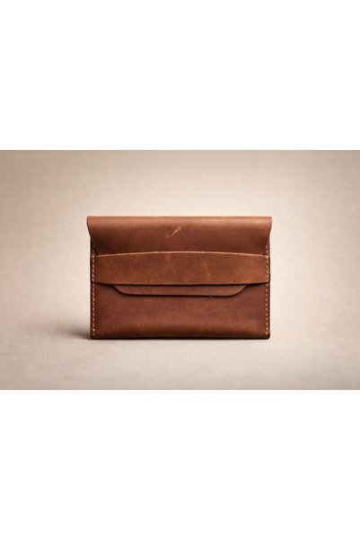 ÖzkanAccessory Noxis – Handmade Crazy Leather Card Holder Wallet