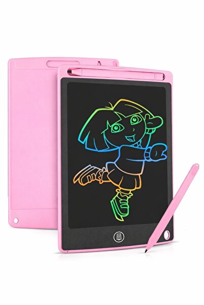 ZİVENTA LCD 8.5 İnç Dijital Çizim/Yazı Tableti Silinebilir Not Defteri Kaleml...