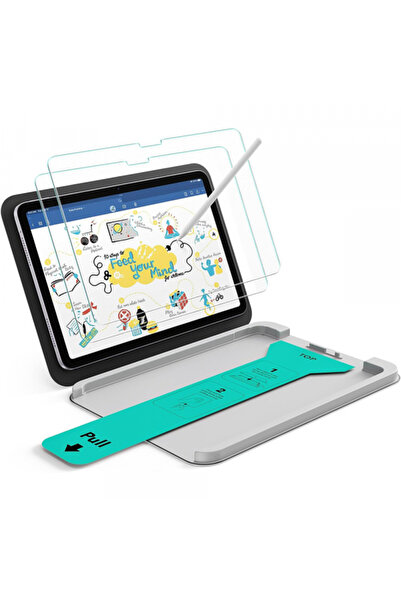 ESR Paper Feel UltraFit Screen Protector for Apple iPad (2025) / (2022), Plas...