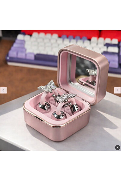 Teknowireless LED Makyaj Aynalı Kablosuz Klipsli Düşmeyen Kulaklık (Kelebek C...