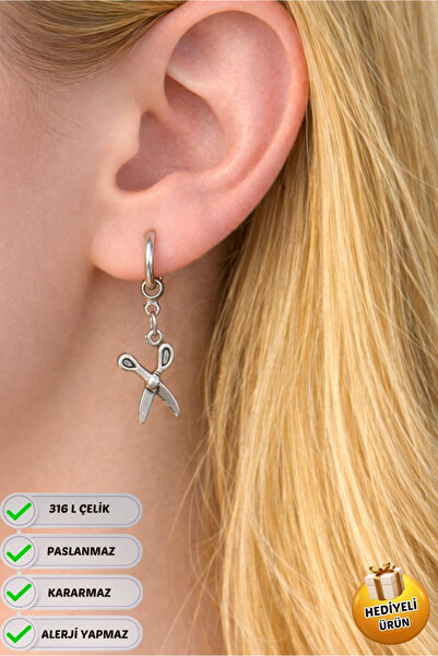 Piercing Market Steel & Silver Steel Special Design Dangle Gift Scissors Coup...