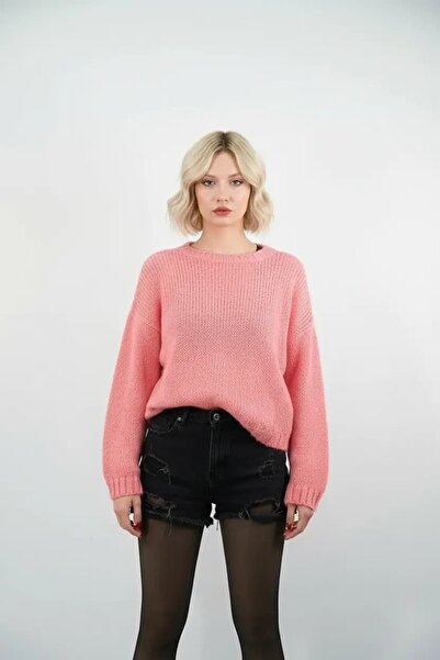 Hersley New Season Thin Knitted Women's Crew Neck Knitwear