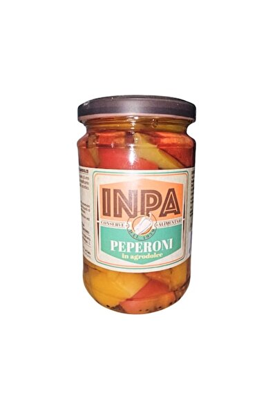 İnpar Red and Yellow Peppers in Wine Vinegar