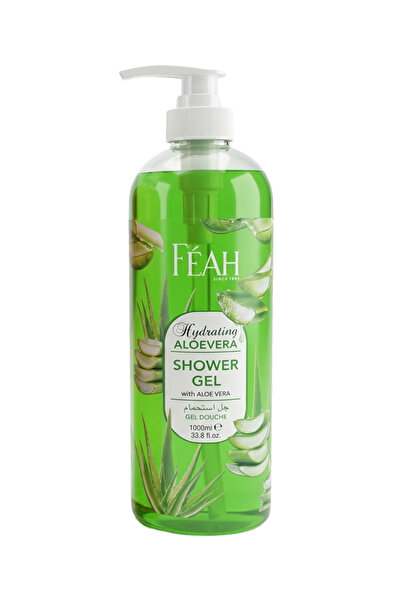 FEAH Aloe Vera Body Shower Gel 1000ML - Soothing & Hydrating Daily Body Wash