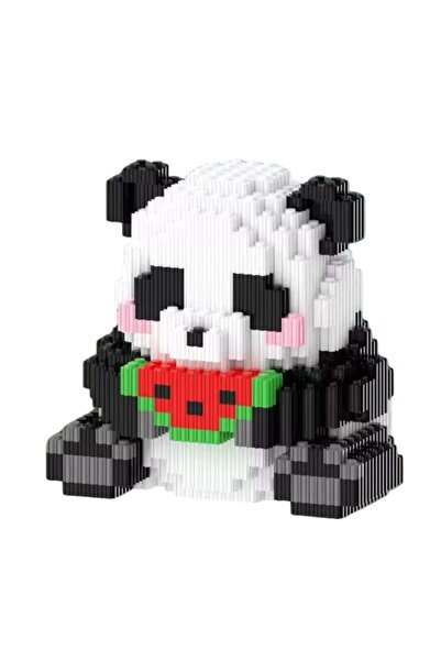 Toybox Cartoon Panda Building Bricks Set, DIY Block Building Set for Kids, Ed...