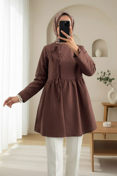 HİJABAYA Κιμονό με δέσιμο στο μπροστινό μέρος και τμήματα στα πλάγια