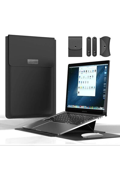 TEKNETSTORE حقيبة ماك بوك نيو 13 بوصة 2026 A3404 حقيبة حمل أصلية مقاومة للماء...