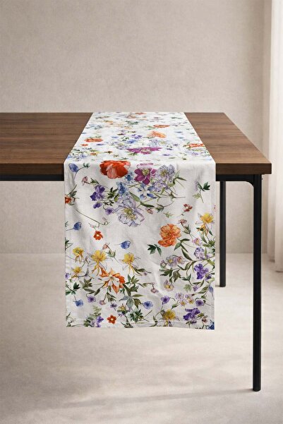 dekomall home & living Traversă din bumbac Flower Dream 50*150 Cm-RUNR001