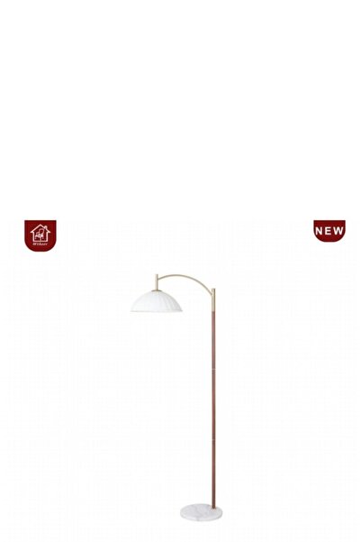 Barigo Multi-Colored Curved Arm Floor Lamp Shade