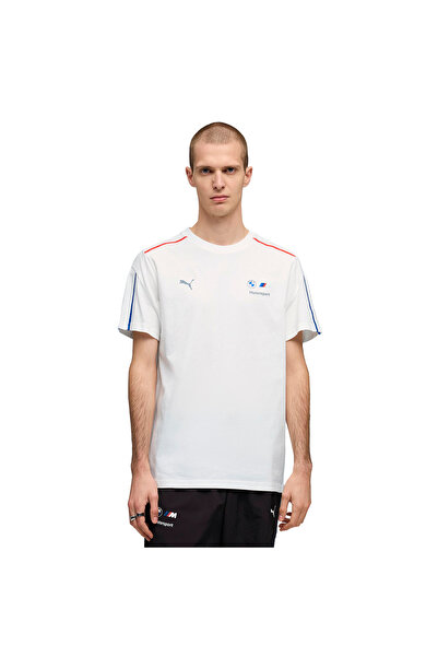 Puma تي شيرت بي إم دبليو إم إم إس MT7 للرجال باللون الأبيض بتصميم كاجوال 6348...