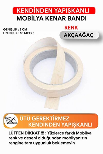 FixCaps Mobiya Kenar Bandı,Kendinden Yapışkanlı . AKÇAĞAÇ ,Dekoratif Şerit 2c...