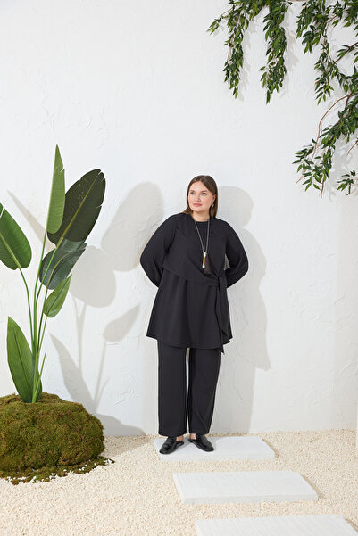 Aker Black Tiny Jacquard Suit