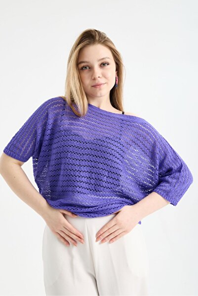 sumoda Tricotaj de damă Bluză subțire tricotată lejeră