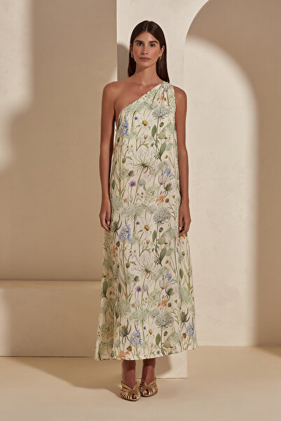 Dahlia Bianca Jolie Floral Patterned Maxi Dress