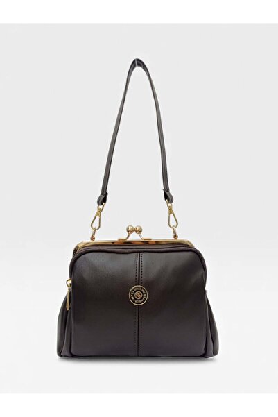 Sanmorris Women's Scholarship 4-Compartment Adjustable Crossbody Strap Soft F...