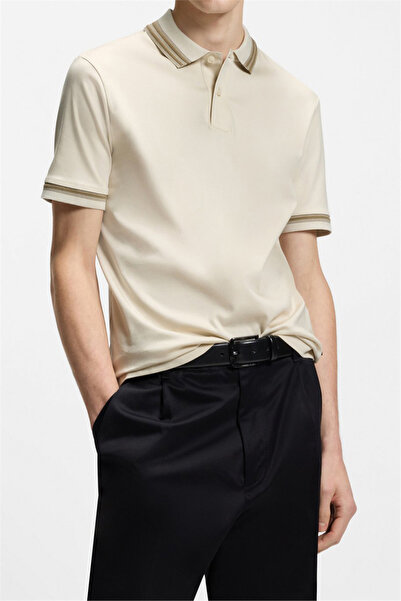 BOSS H Phillipson 202 Erkek Polo Yaka T-Shirt Beyaz