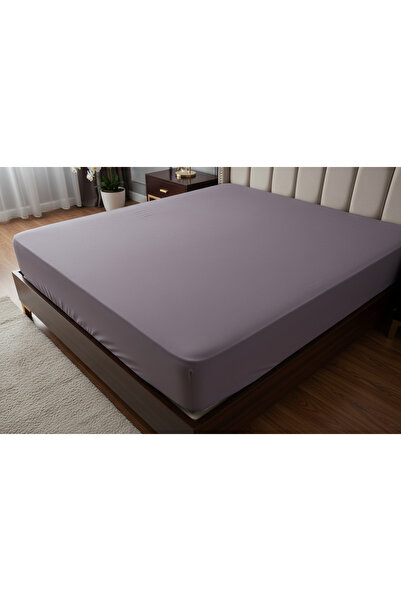 YAZICI ملاءة سرير مطاطية من القطن بخيوط رانفورس مقاس 180x200