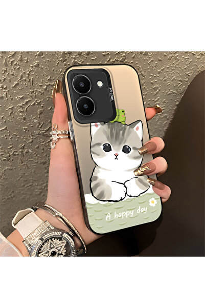 Hontinga حافظة هاتف Vivo Y36 متوافقة مع الحافة السيليكونية الصلبة والمضادة لل...