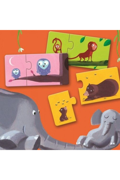 djeco Puzzle Duo Mamă și Copil de la