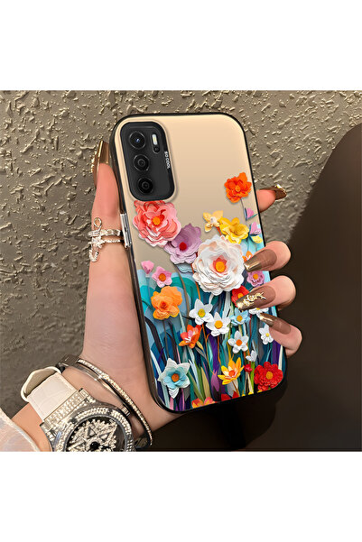 Hontinga حافظة هاتف OPPO A55 4G متوافقة مع الحواف السيليكونية الصلبة والمضادة...