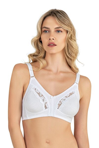 CSN CASANO Σουτιέν με δαντέλα, 100% βαμβακερό χτενισμένο ύφασμα