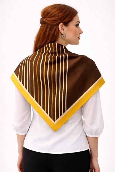 tarzınısec Επιλέξτε το στυλ σας: Καφέ φουλάρι/μπαντάνα/αξεσουάρ/μαντήλι 90x90...