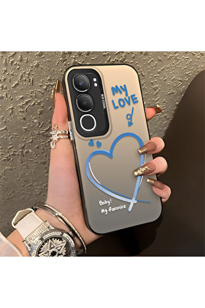 Hontinga حافظة هاتف Vivo Y19S متوافقة مع الحواف السيليكونية الصلبة والمضادة ل...