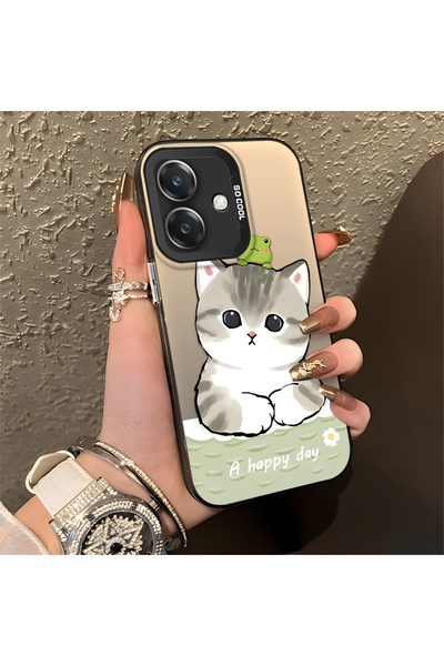 Hontinga حافظة هاتف OPPO A3 4G متوافقة مع السيليكون ذات الحواف الصلبة ومضادة ...