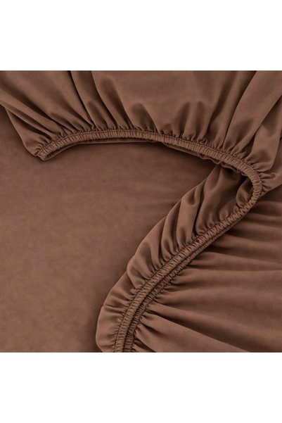 NazeninHome Satin 100% Cotton 210 Tc |   82 Elastic Fitted Sheet Set |   Pillowcase Included |   Single and Double