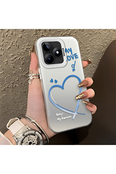 Hontinga Realme Note 50 Compatible Silicone Edge Hard Back Anti-Fall Phone Ca...