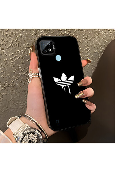 Hontinga حافظة هاتف Realme C21 متوافقة مع الحواف السيليكونية الصلبة والمضادة ...