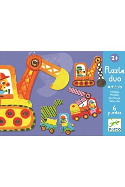 djeco Mobile Vehicle Duo Puzzle