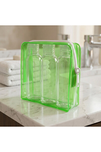 Funny Design ΣΕΤ ΤΑΞΙΔΙΟΥ 100 ML ΧΩΡΗΤΙΚΟΤΗΤΑΣ 3 ΔΙΑΦΑΝΗ ΜΠΟΥΚΑΛΙΑ - ΤΣΑΝΤΑ Μ...