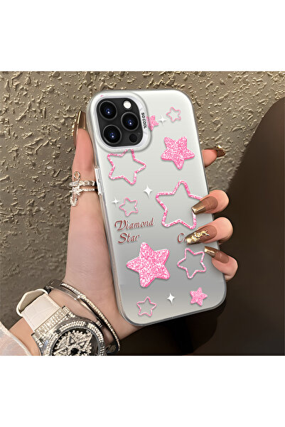 Hontinga iPhone 16 Pro Compatible Silicone Edge Hard Back Anti-Fall Phone Cas...