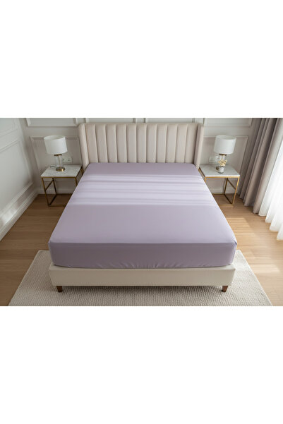 YAZICI ملاءة سرير مطاطية من القطن بخيوط رانفورس مقاس 180x200