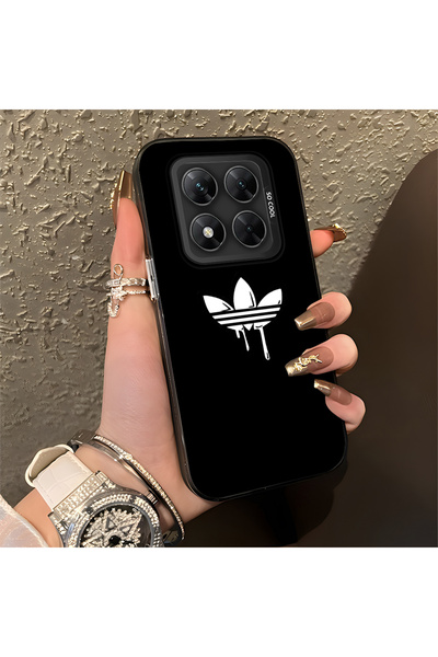 Hontinga Poco X7 Compatible Silicone Edge Hard Back Anti-Fall Phone Case Bran...