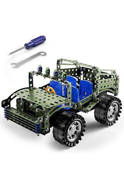 sallma STEM 283-piece metal construction set, jeep model, stainless steel, fo...