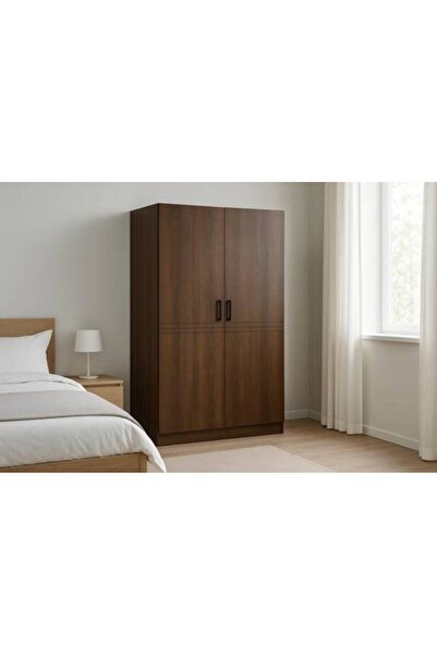 Al Saadah Home Wooden Wardrobe 2 Doors 200 x 80 cm