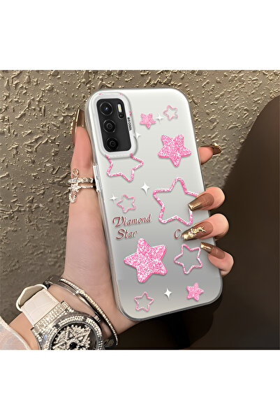 Hontinga حافظة هاتف OPPO A16 متوافقة مع حافة السيليكون الصلبة ومضادة للسقوط، ...