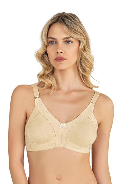 CSN CASANO 100% cotton jersey fabric gathered bra