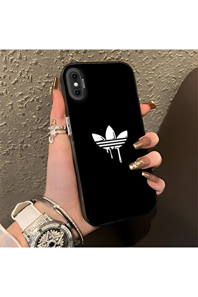 Hontinga حافظة هاتف iPhone XS Max متوافقة مع حافة السيليكون الصلبة ومضادة للس...