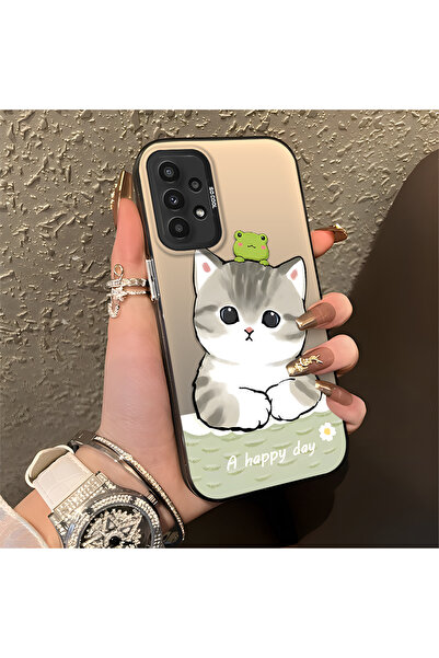 Hontinga حافظة هاتف سامسونج جالاكسي A23 متوافقة مع الحافة السيليكونية الصلبة ...