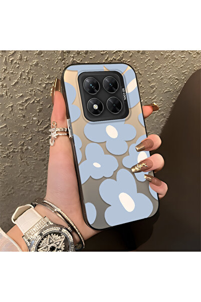 Hontinga حافظة هاتف Poco X7 متوافقة مع حافة السيليكون الصلبة ومضادة للسقوط، ز...